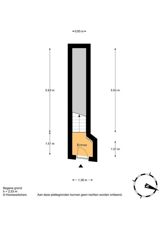 Nieuwstraat 25-A Floorplan 2