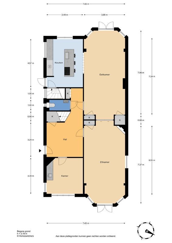 Beeklaan 524 Floorplan 1