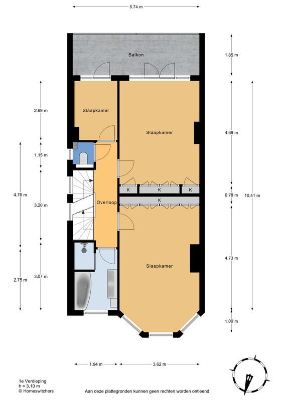 Laan van Meerdervoort 442 Floorplan 1