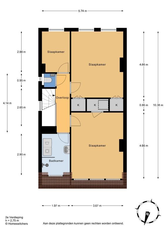 Laan van Meerdervoort 442 Floorplan 2