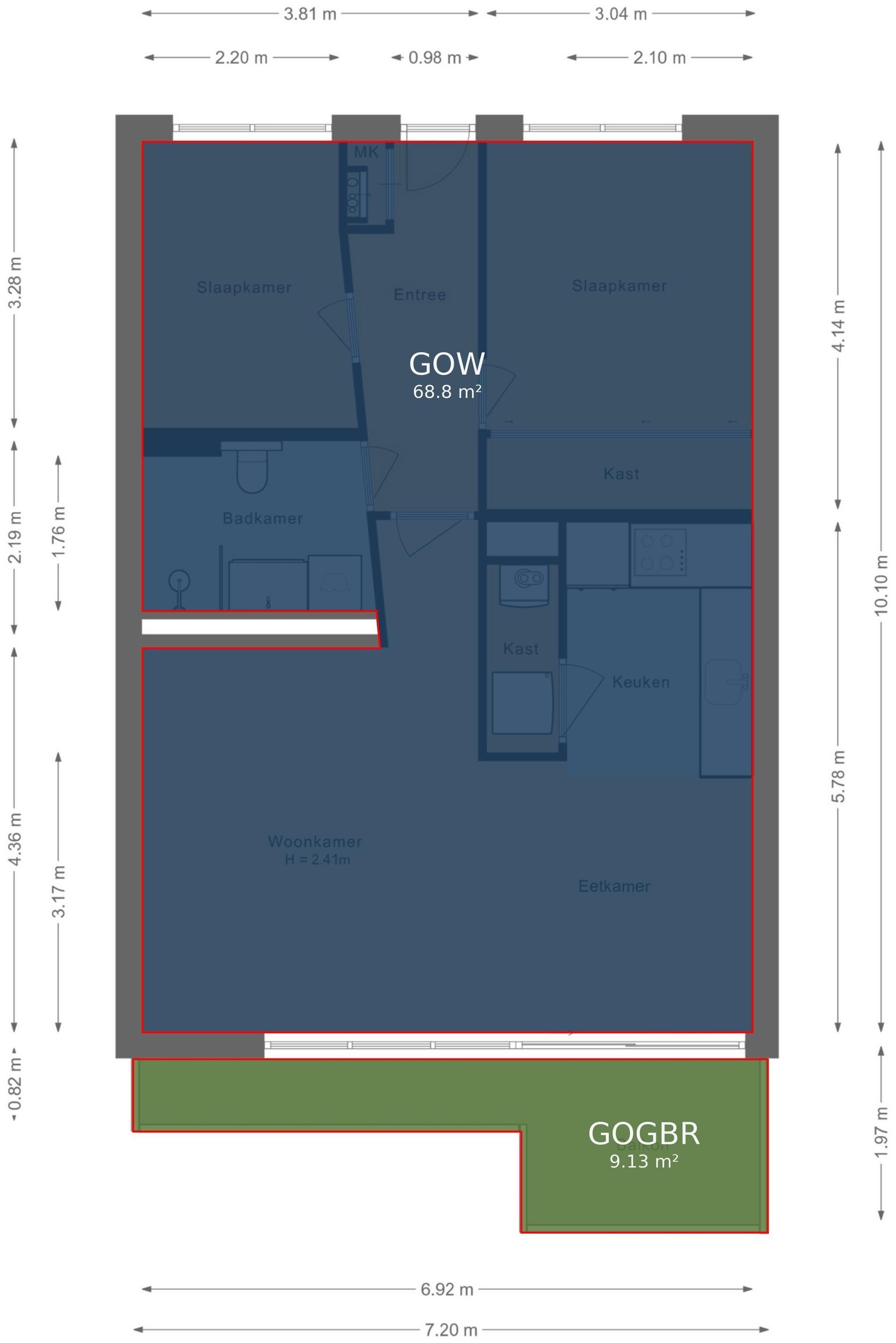 Zilverpadsteeg 45 Floorplan Blur 3