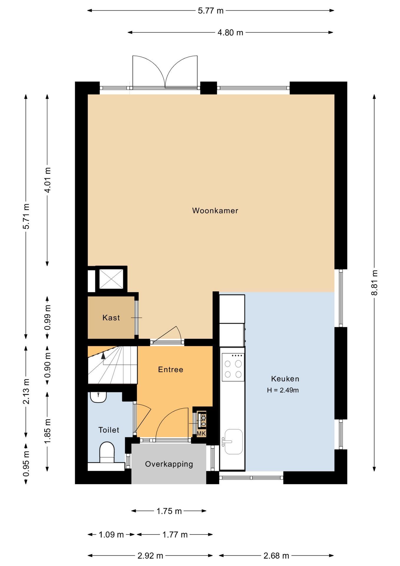 Papiermolen 13 Floorplan Blur 1