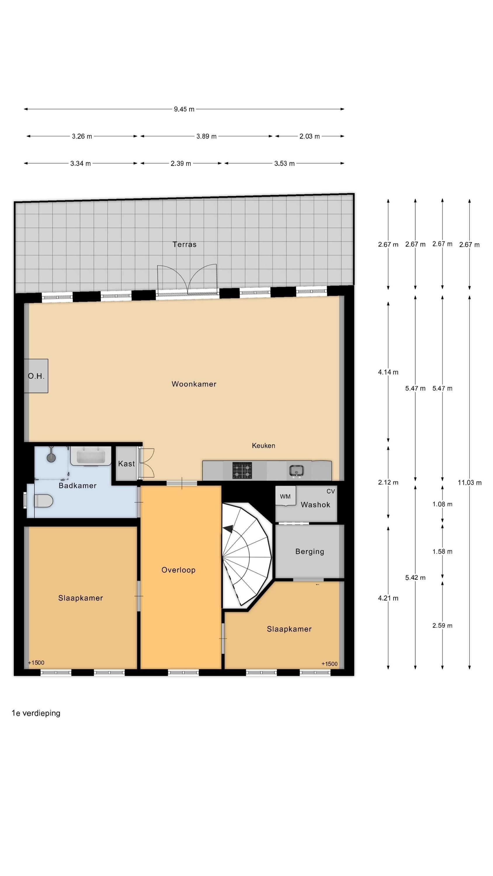 Lagedijk 12-B 2 Floorplan Blur 0