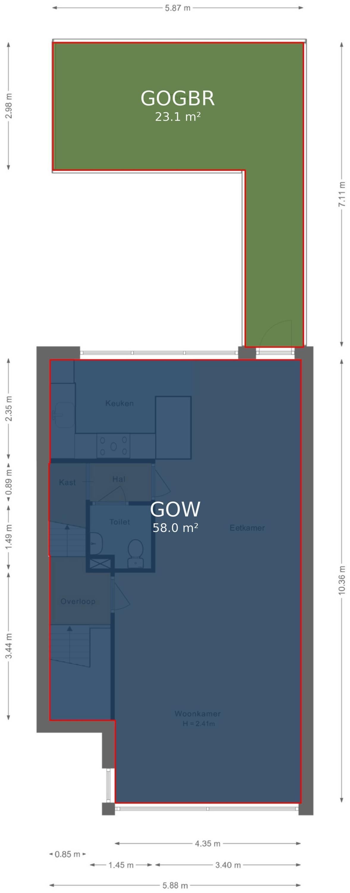 Boymansweg 7 Floorplan Blur 5