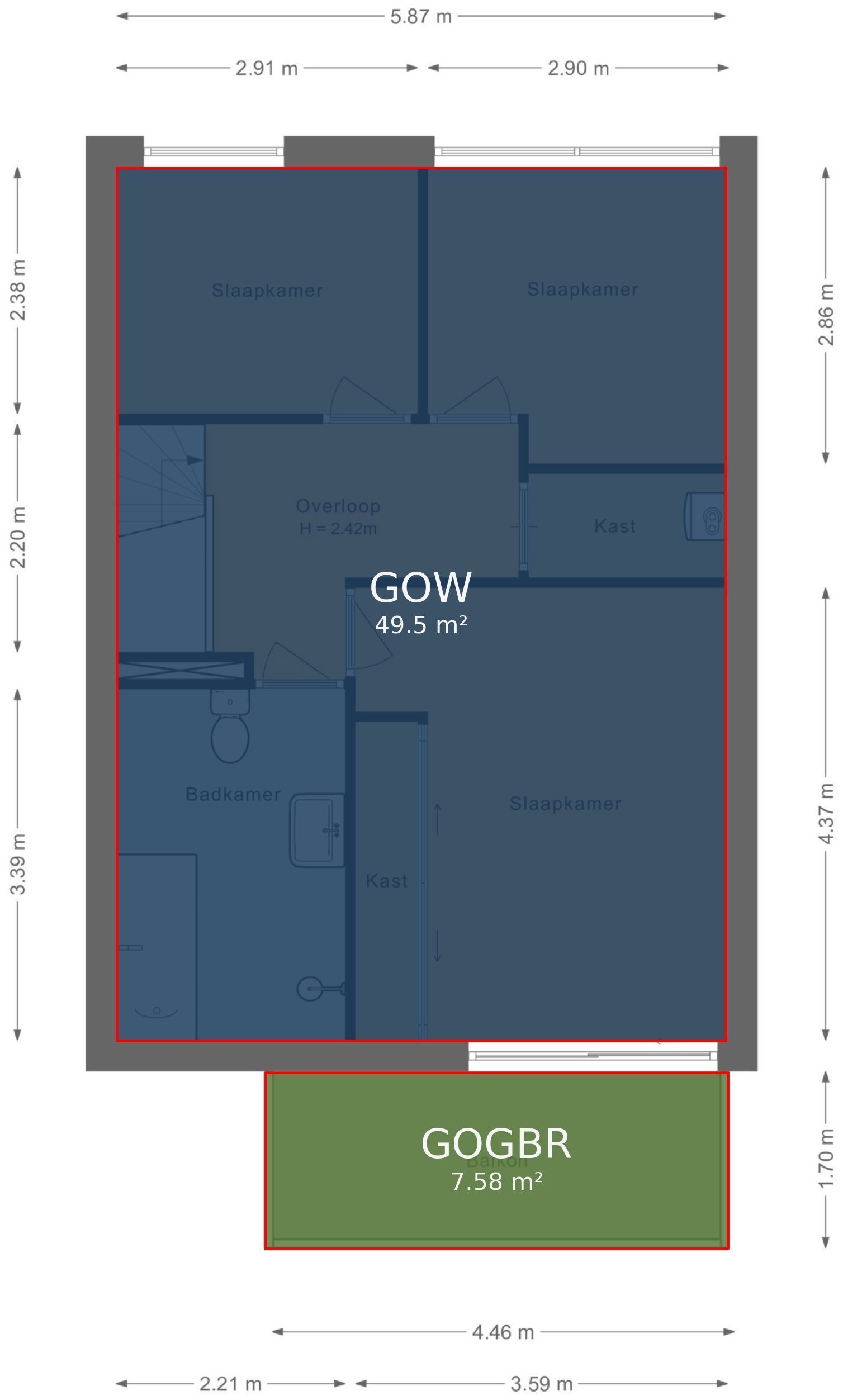 Boymansweg 7 Floorplan Blur 6