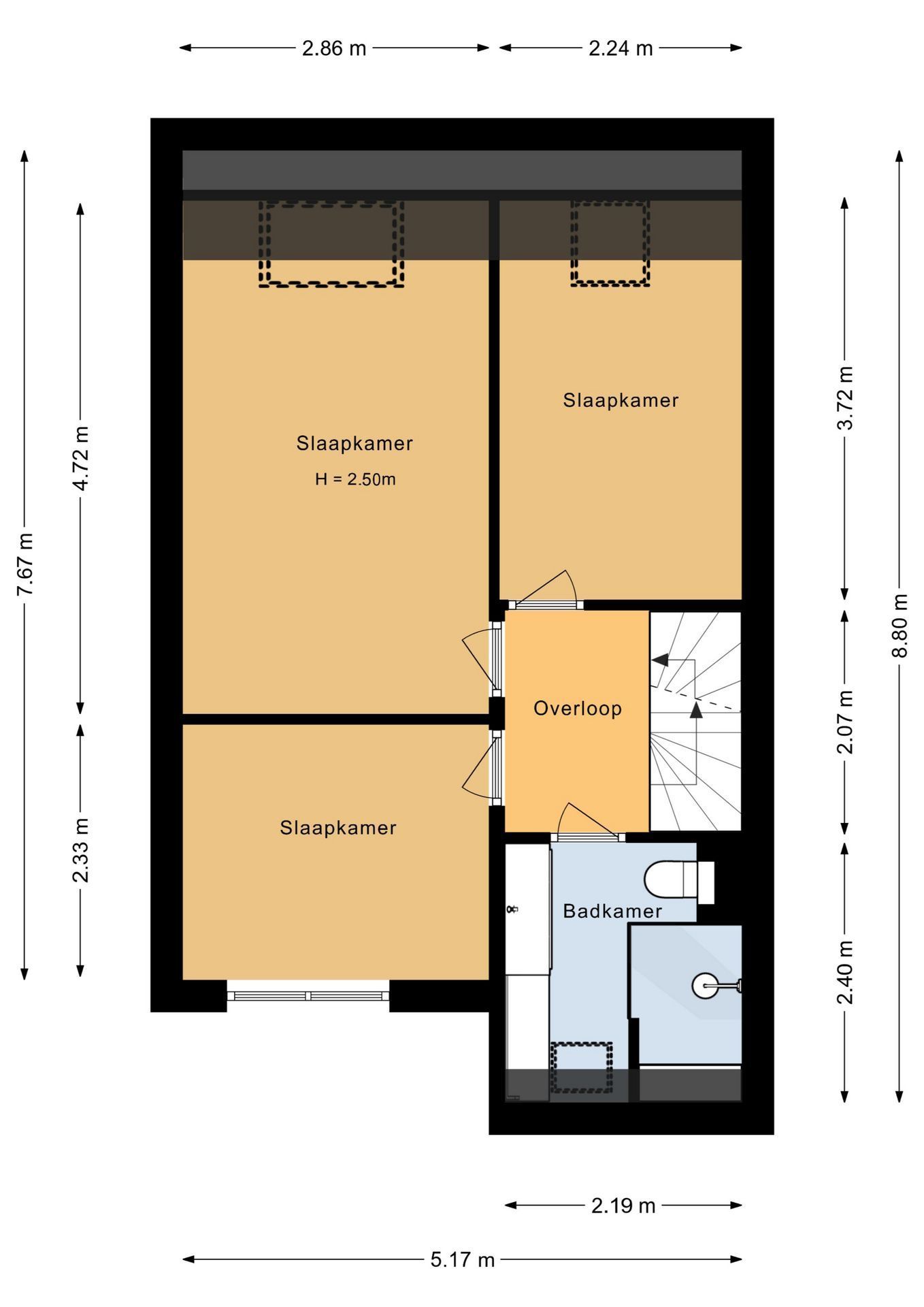 Oldebroekstraat 3 Floorplan Blur 1