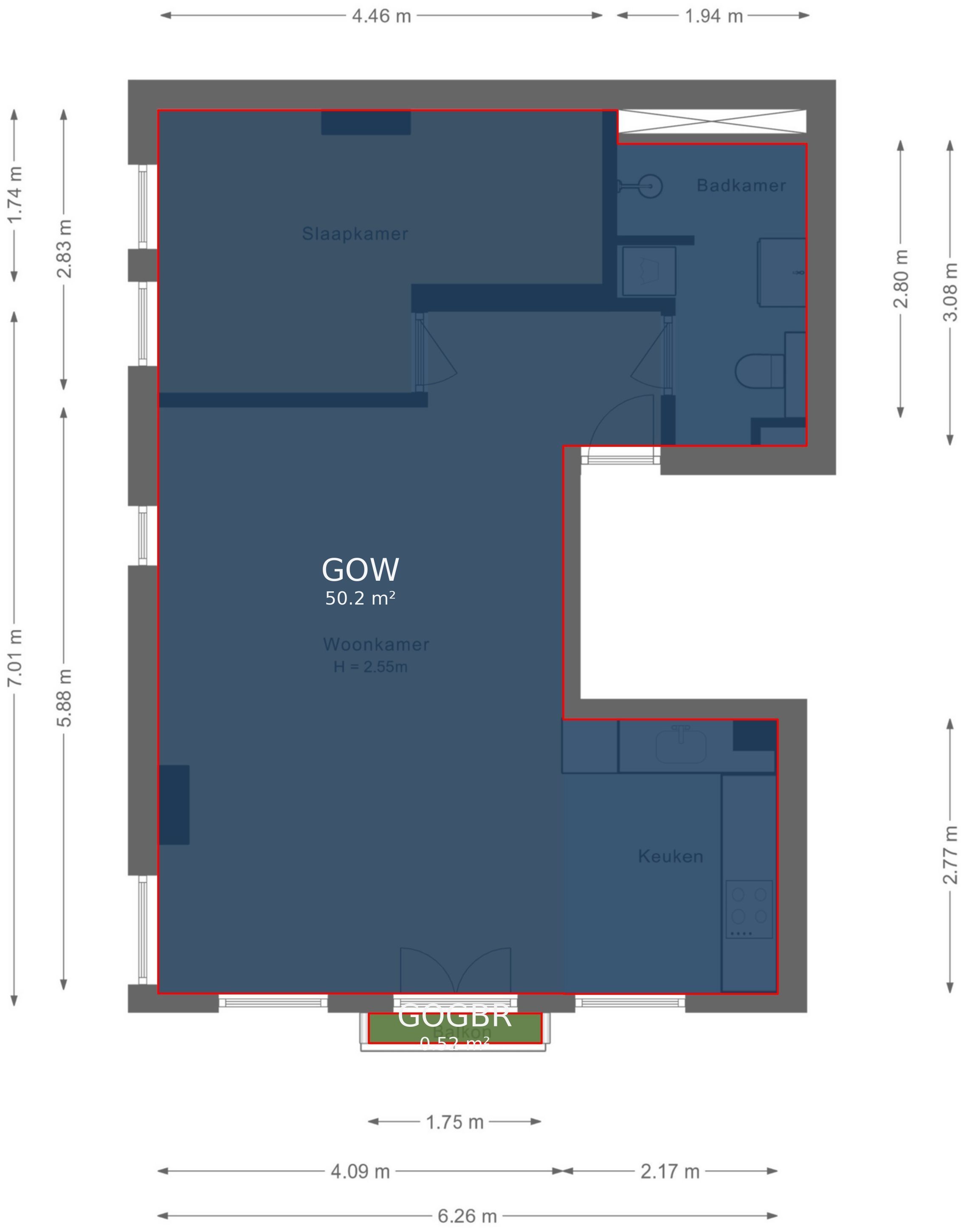 Balthasar Floriszstraat 10-2 Floorplan Blur 1