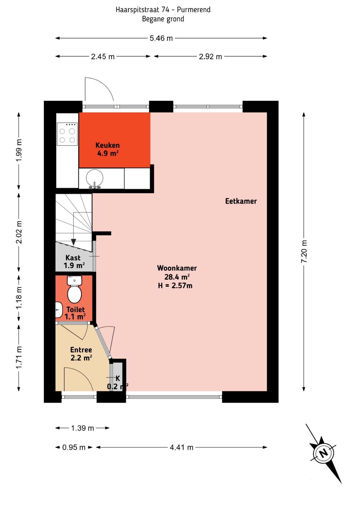Haarspitstraat 74 Floorplan Blur 0