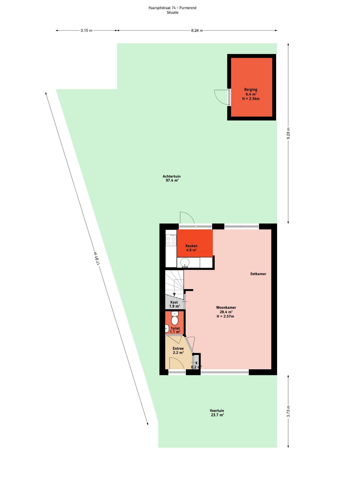 Haarspitstraat 74 Floorplan Blur 2