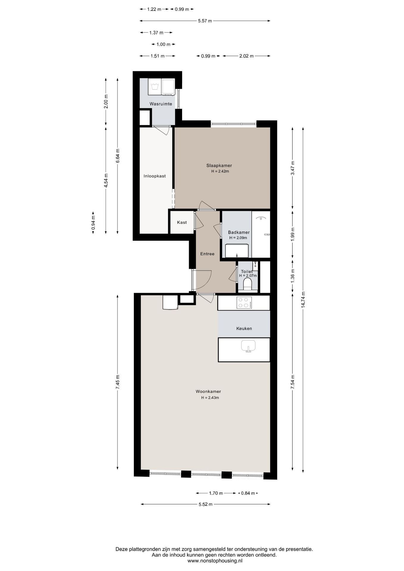 Brouwersgracht 801 Floorplan Blur 0