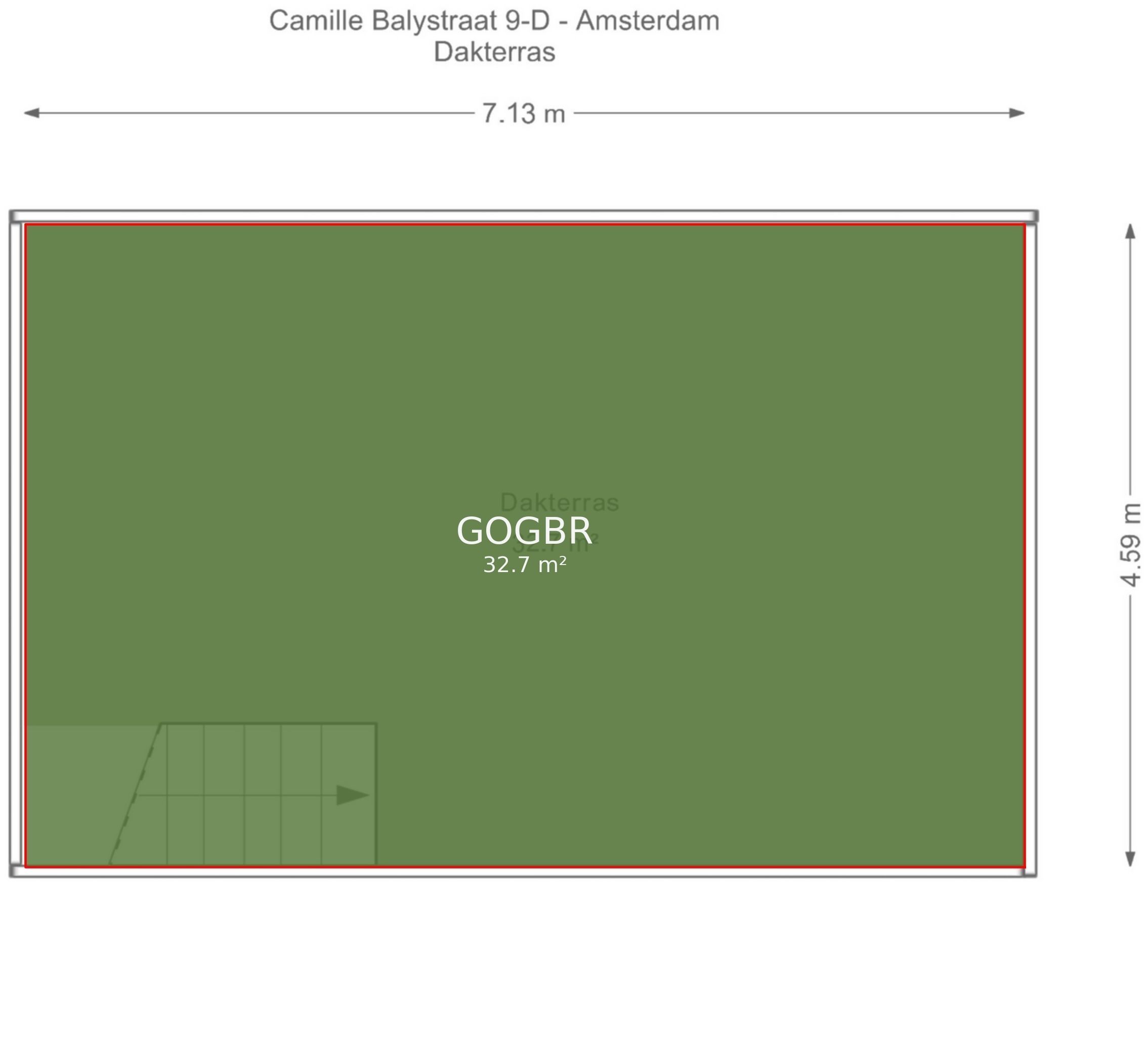 Camille Balystraat 9-D Floorplan Blur 3