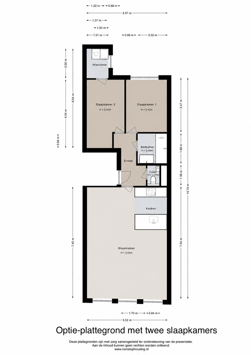 Brouwersgracht 801 Floorplan Blur 2