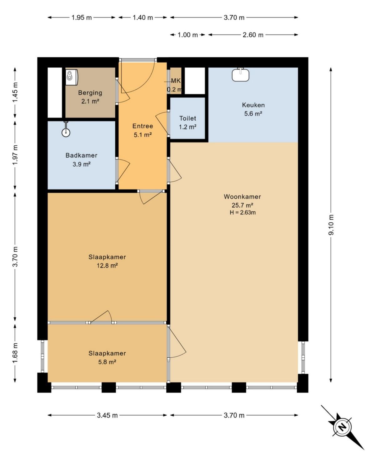 Cornelis Vermuydenstraat 82 Floorplan Blur 0