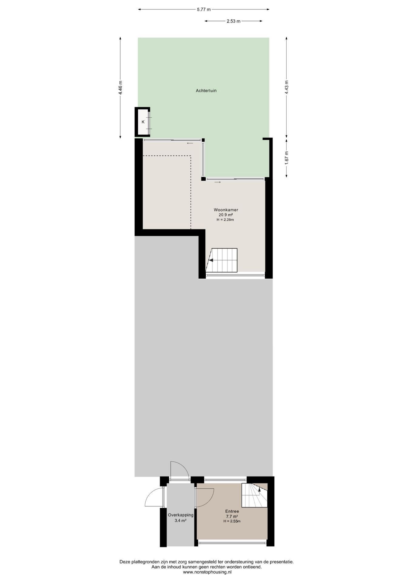 Koninginneweg 263-H Floorplan Blur 2