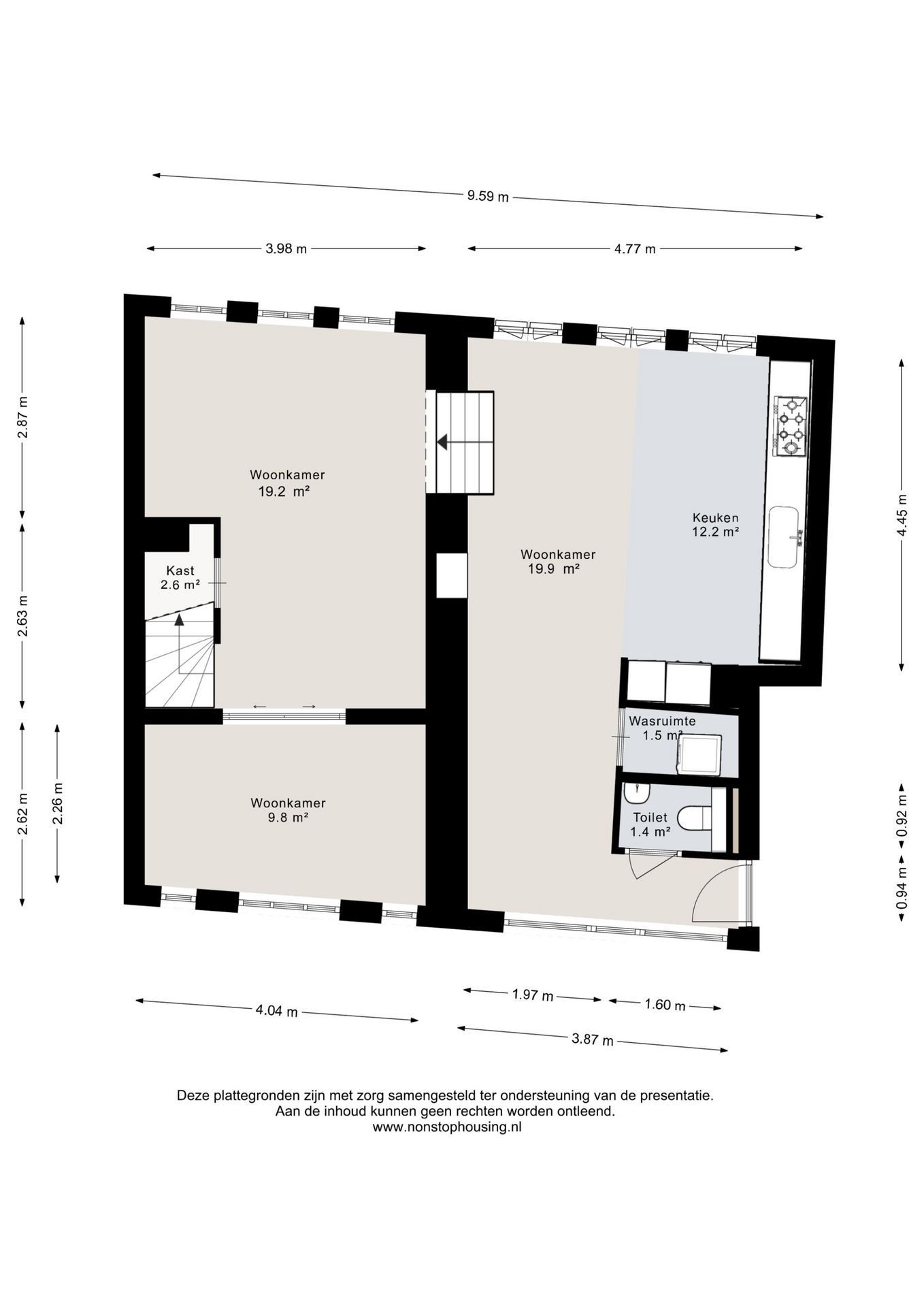 Karthuizersdwarsstraat 18-C Floorplan Blur 0