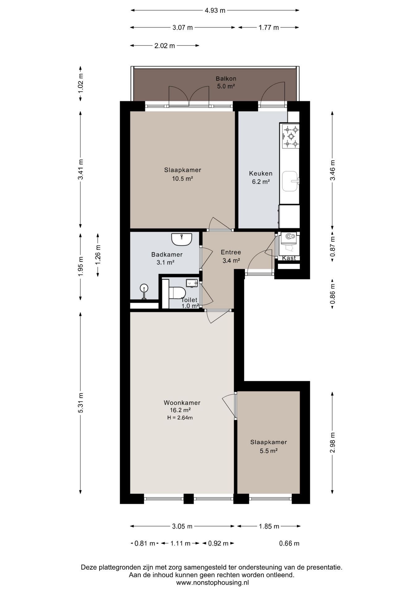 Derde Hugo de Grootstraat 14-1 Floorplan Blur 0