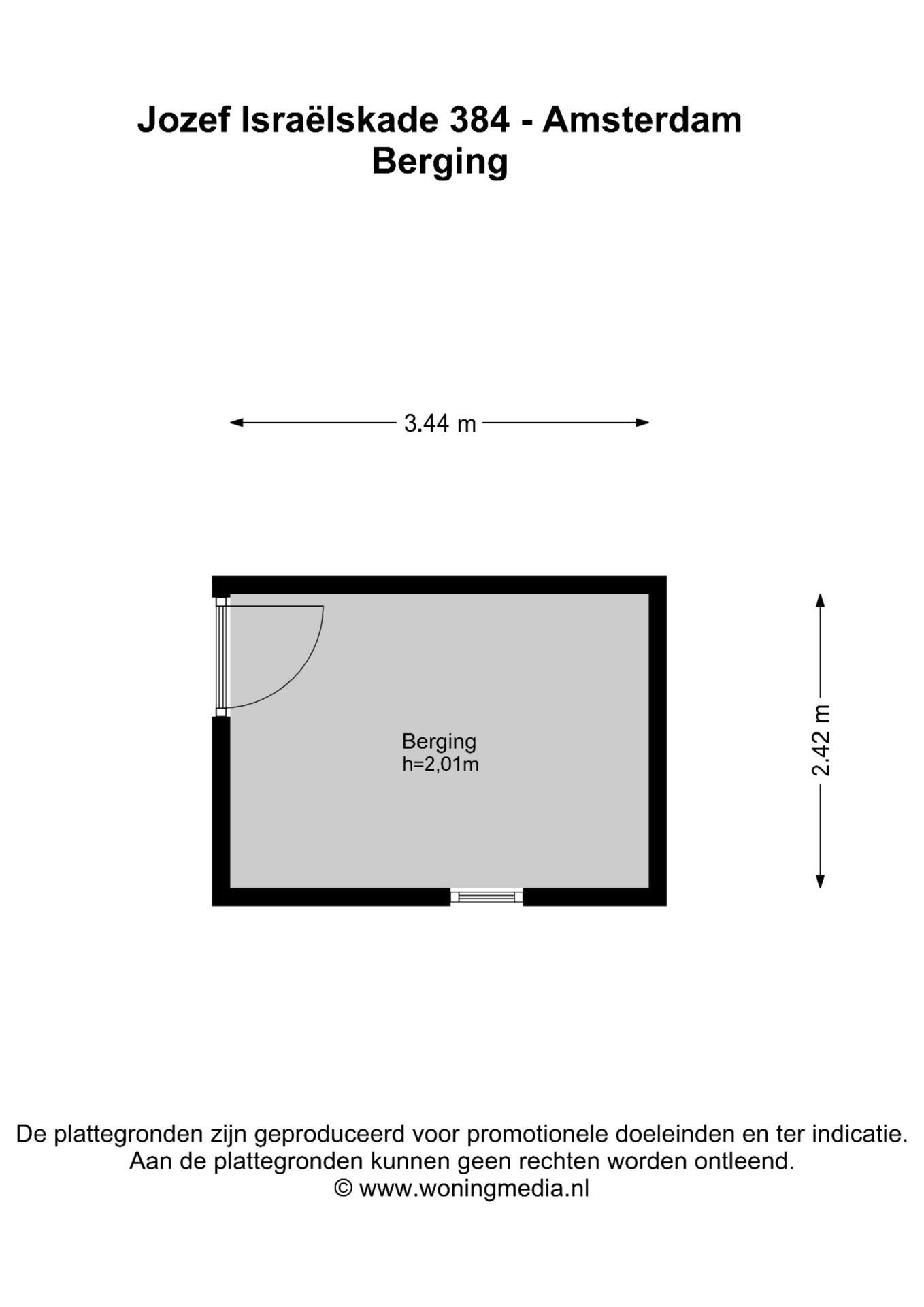 Jozef Israëlskade 384 Floorplan Blur 1