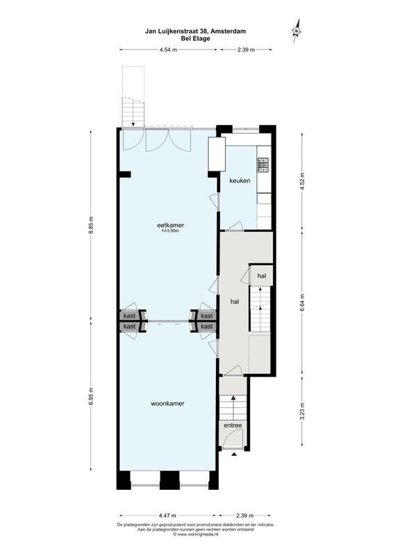 Jan Luijkenstraat 38-H Floorplan Blur 0