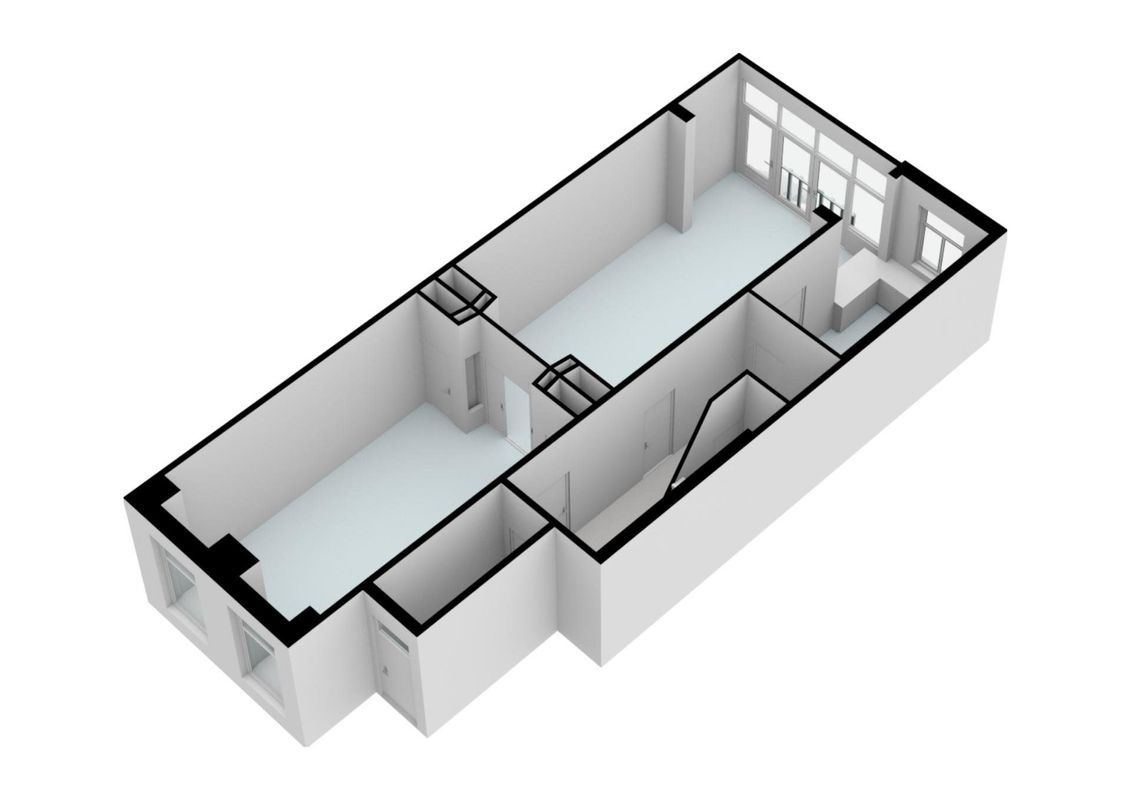 Jan Luijkenstraat 38-H Floorplan Blur 1