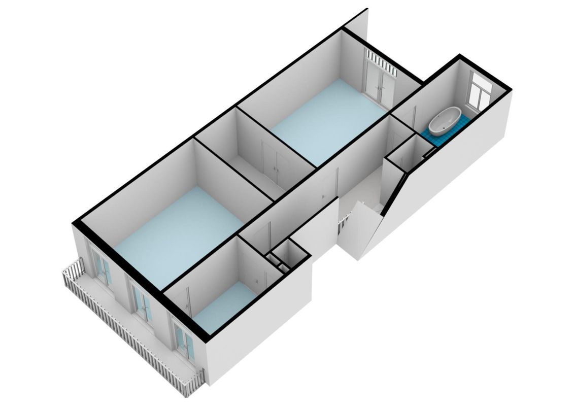 Jan Luijkenstraat 38-H Floorplan Blur 3