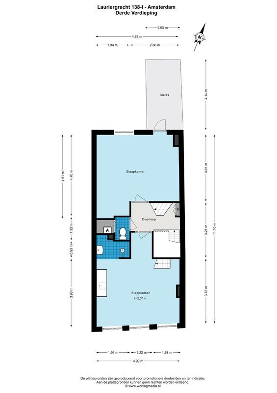 Lauriergracht 138-1 Floorplan Blur 6