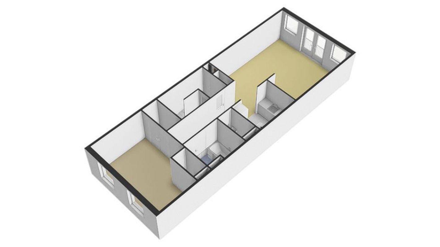Singel 50-B Floorplan Blur 1