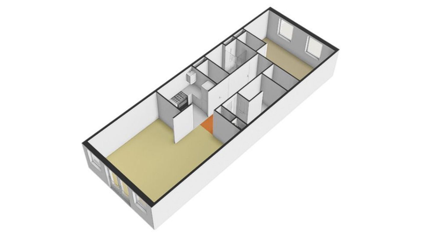Singel 50-B Floorplan Blur 2
