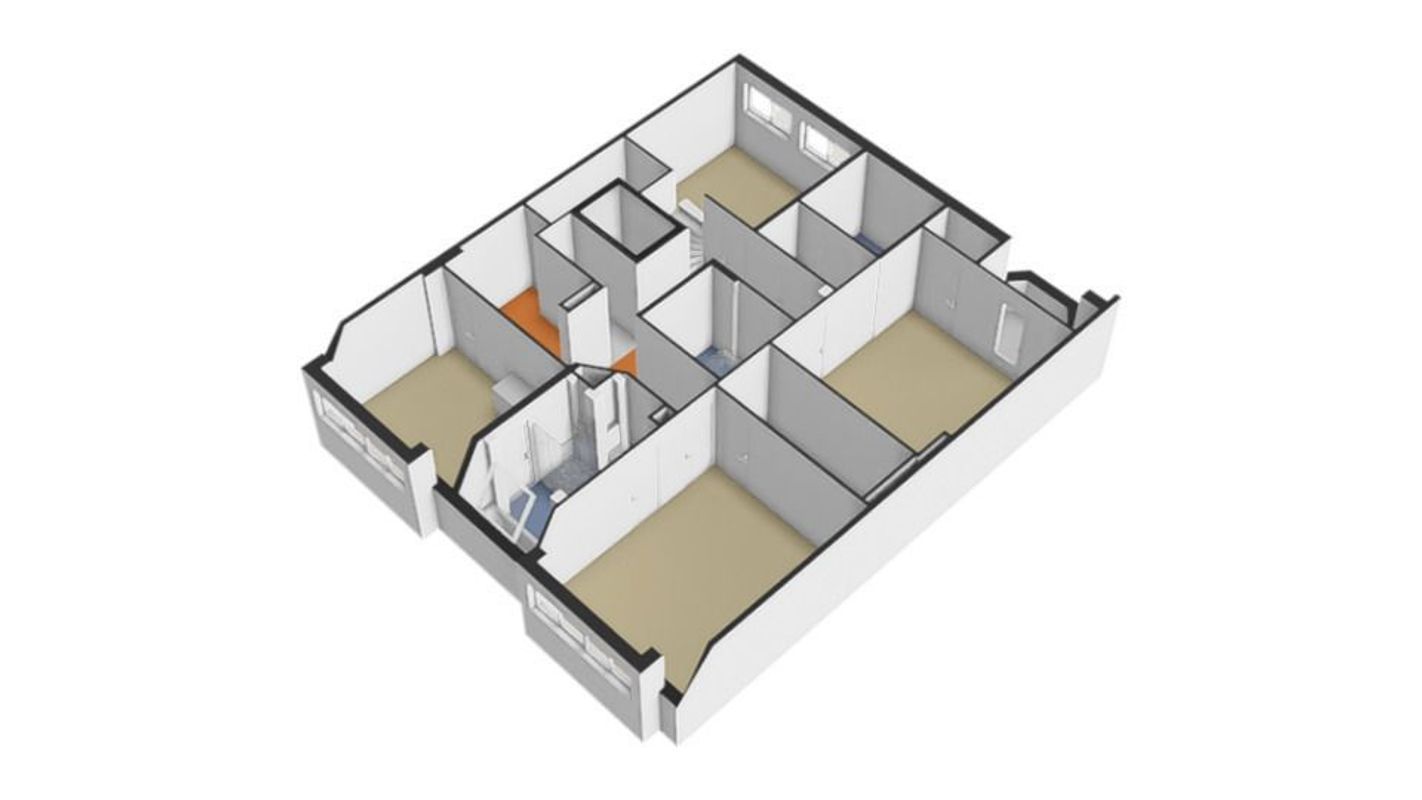 Beethovenstraat 116-3 Floorplan Blur 4
