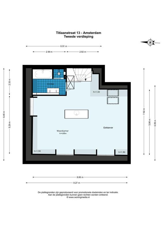 Titiaanstraat 13 Floorplan Blur 6