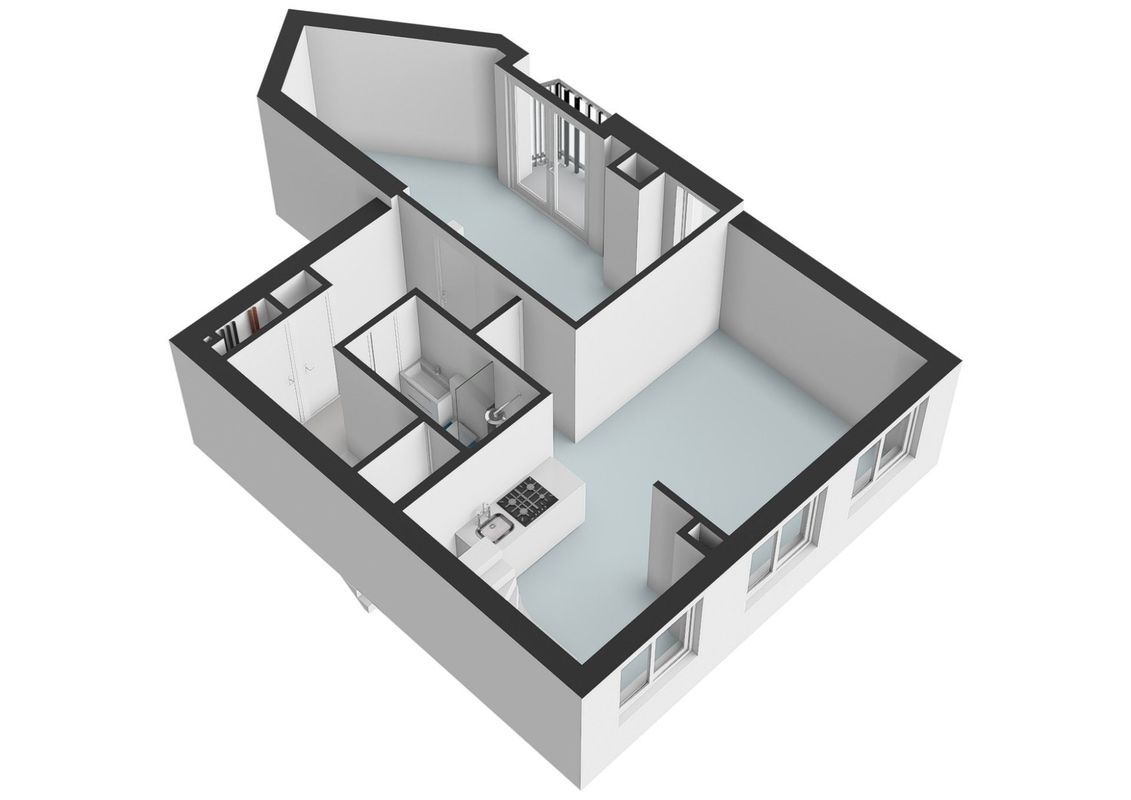 Kinderdijkstraat 26-4 Floorplan Blur 3
