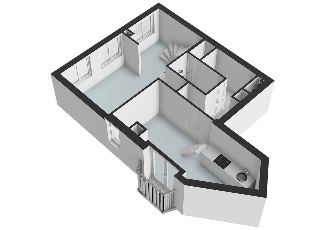 Kinderdijkstraat 26-4 Floorplan Blur 2