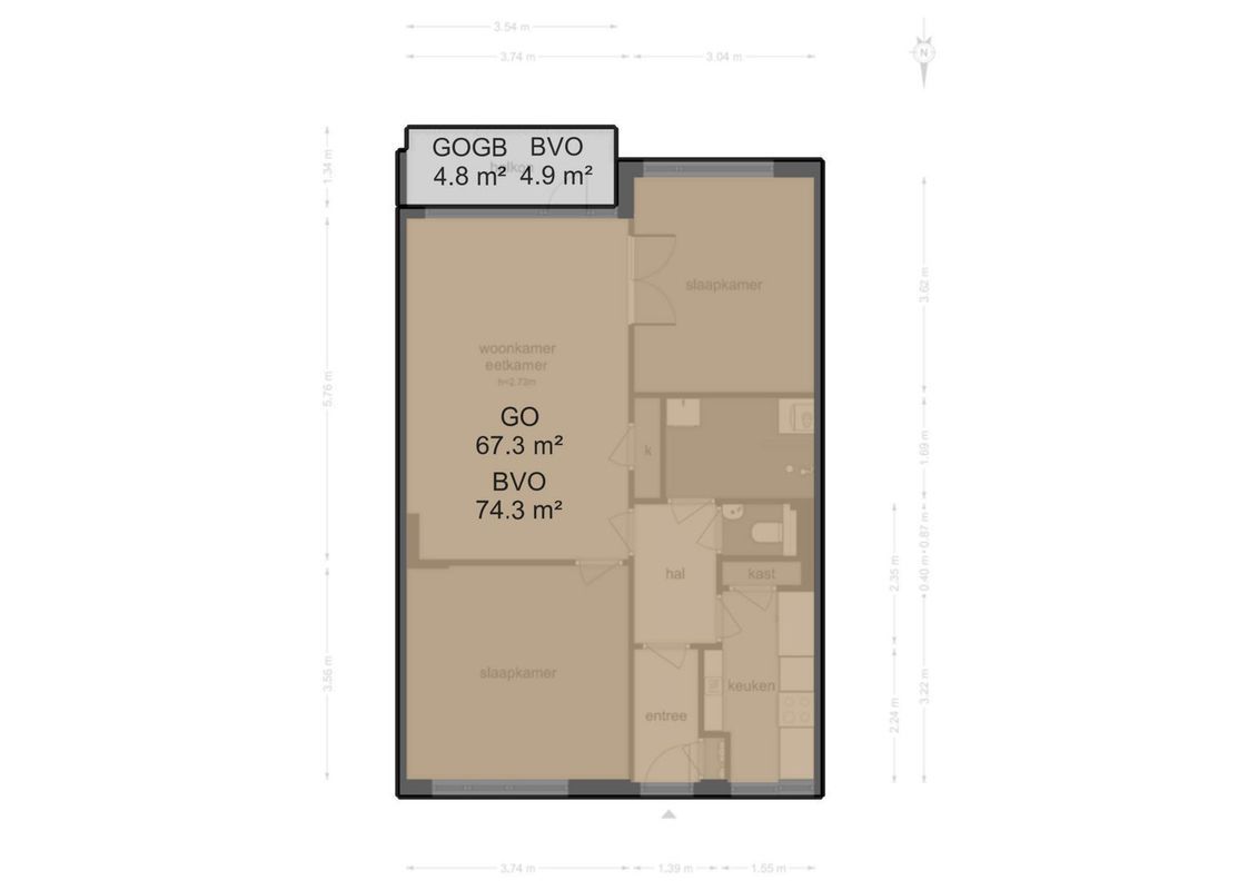 Overvoorde 33 Floorplan Blur 2