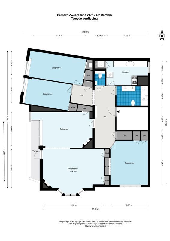 Bernard Zweerskade 24-2 Floorplan Blur 0