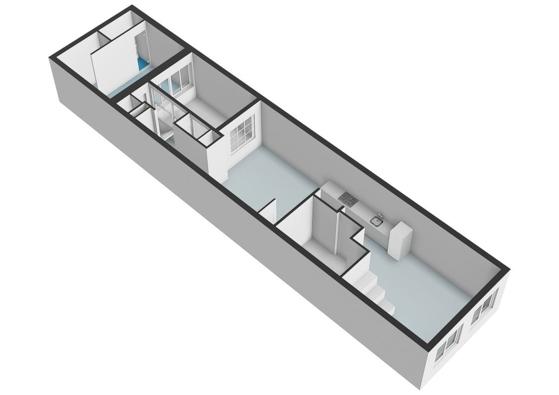 Keizersgracht 341-A 1 Floorplan Blur 2