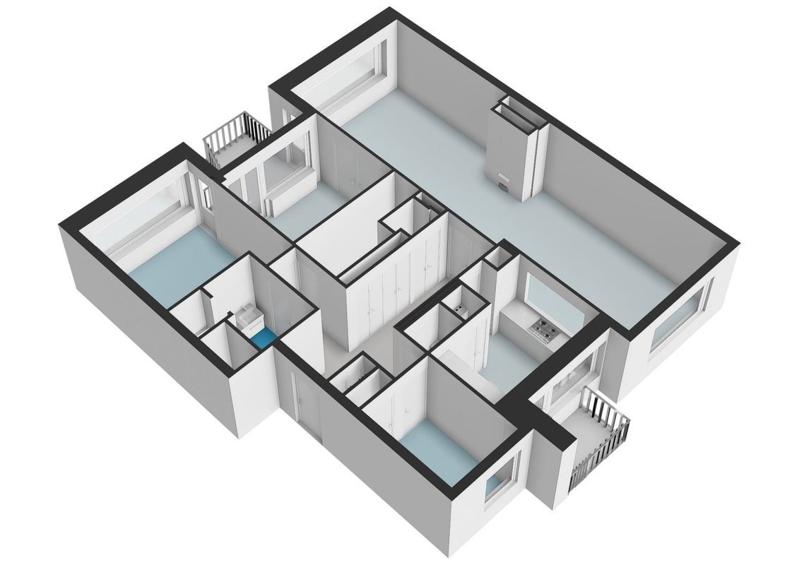 Cornelis Dopperkade 2-4 Floorplan Blur 1
