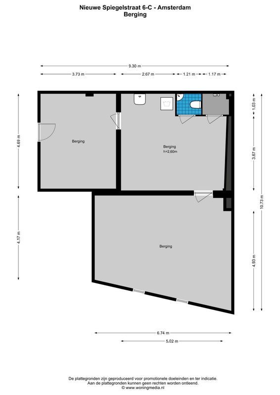 Nieuwe Spiegelstraat 6-C Floorplan Blur 3