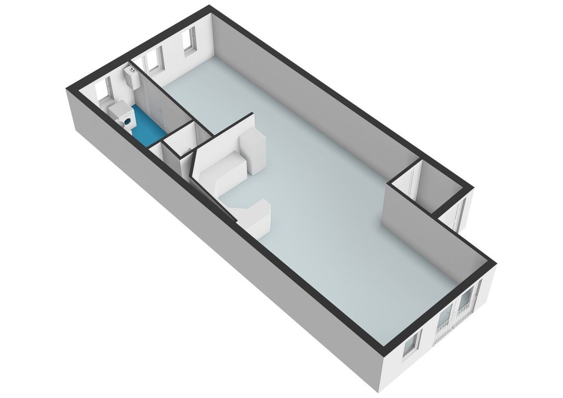 Koggestraat 6-C Floorplan Blur 1