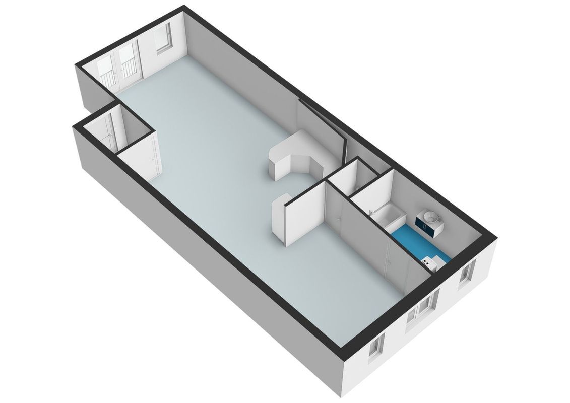 Koggestraat 6-C Floorplan Blur 2