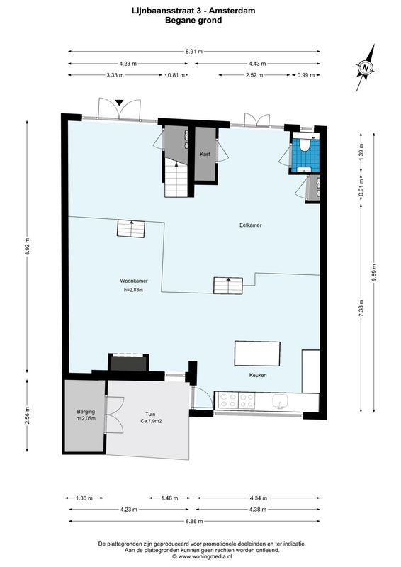 Lijnbaansstraat 3-A Floorplan Blur 0