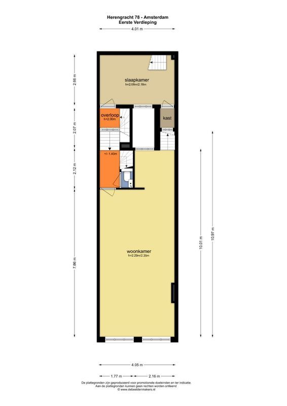 Herengracht 78 Floorplan Blur 2