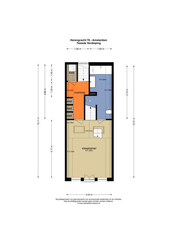 Herengracht 78 Floorplan Blur 4