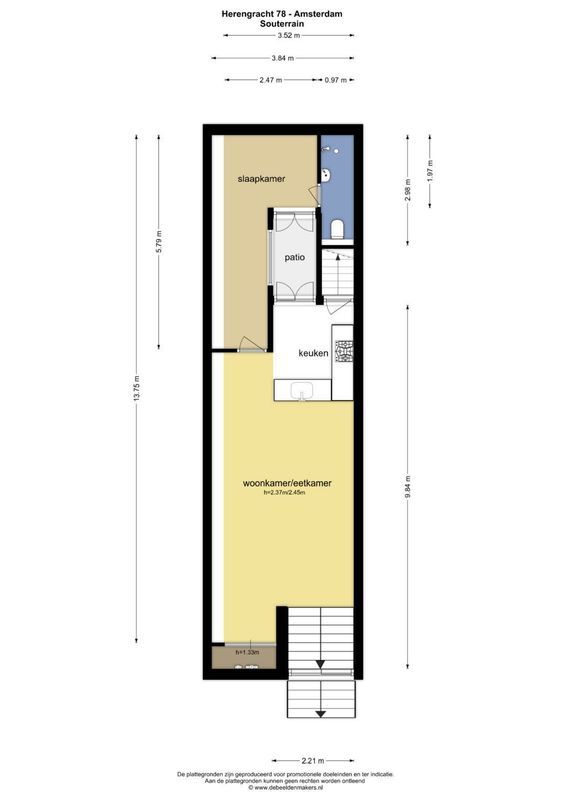 Herengracht 78 Floorplan Blur 10