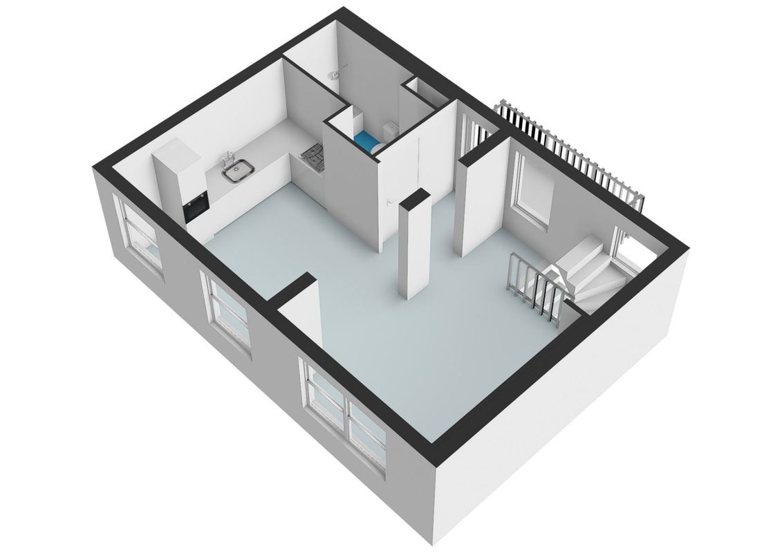 Blankenstraat 153-C Floorplan Blur 4