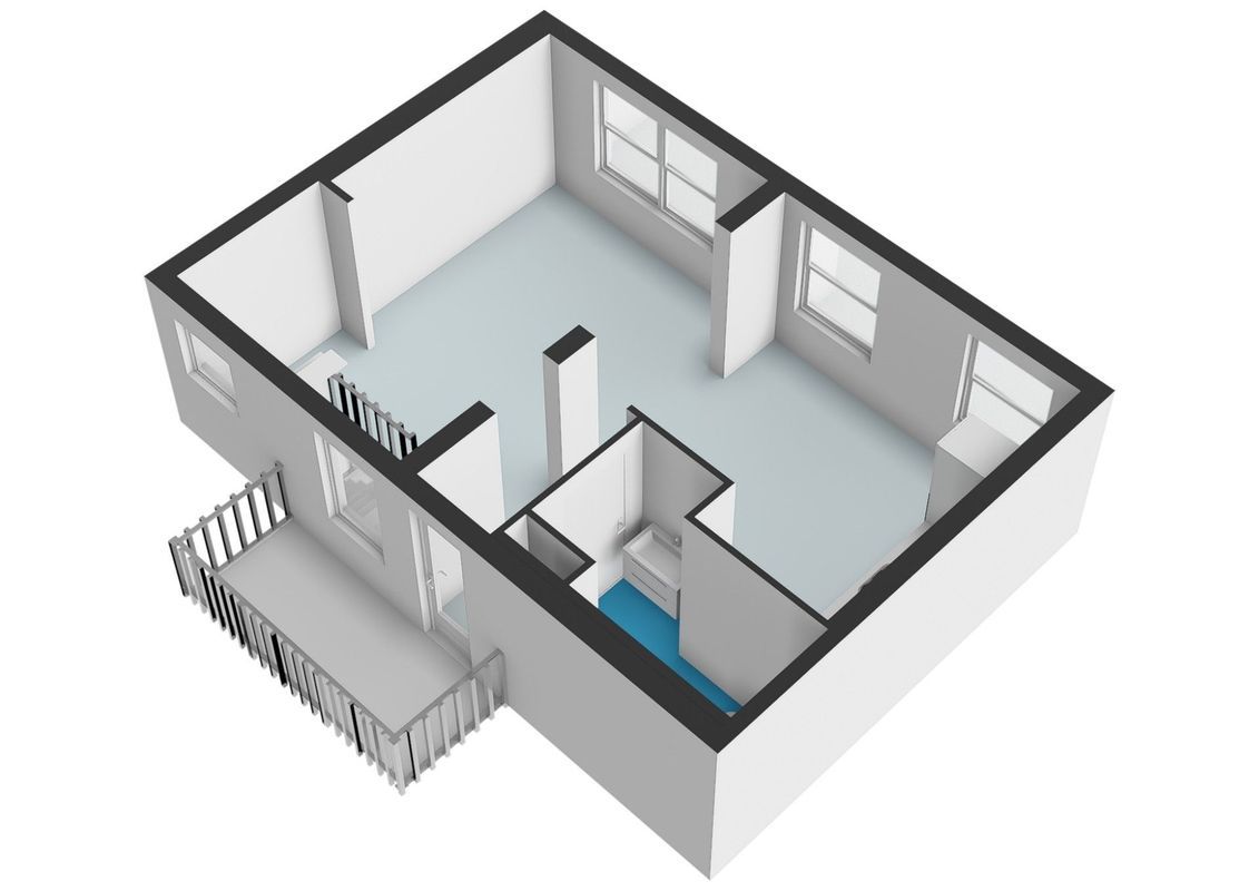 Blankenstraat 153-C Floorplan Blur 5