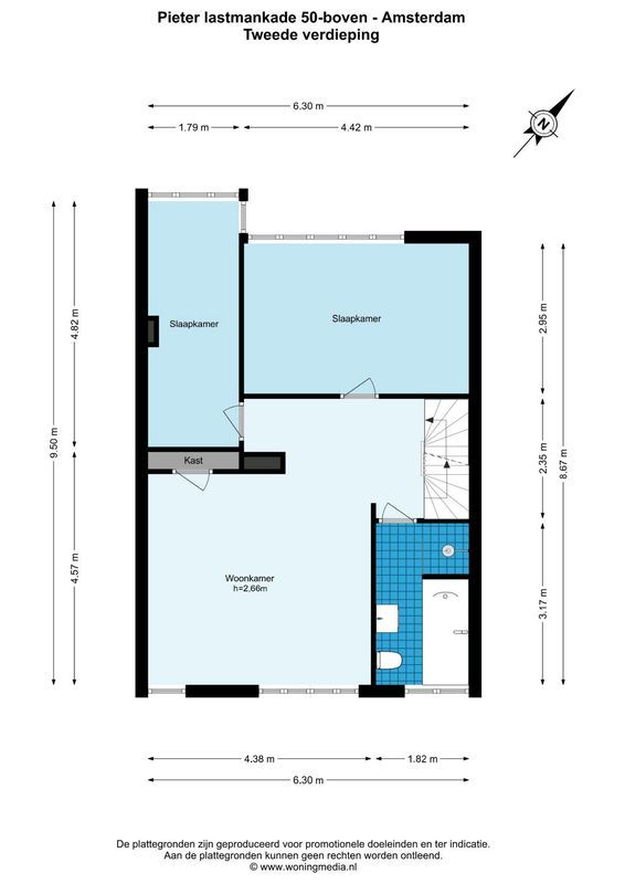 Pieter Lastmankade 50-BV Floorplan Blur 3