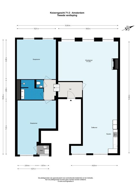 Keizersgracht 71-2 Floorplan Blur 0