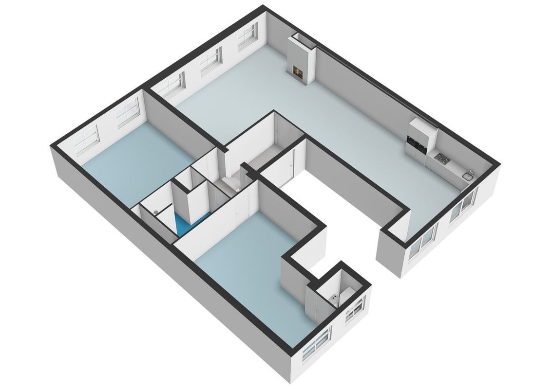 Keizersgracht 71-2 Floorplan Blur 1