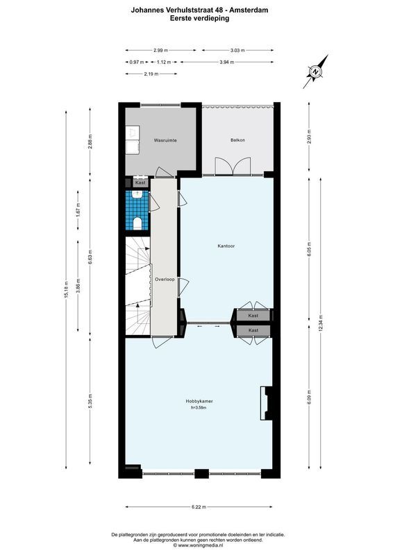 Johannes Verhulststraat 48 Floorplan Blur 2