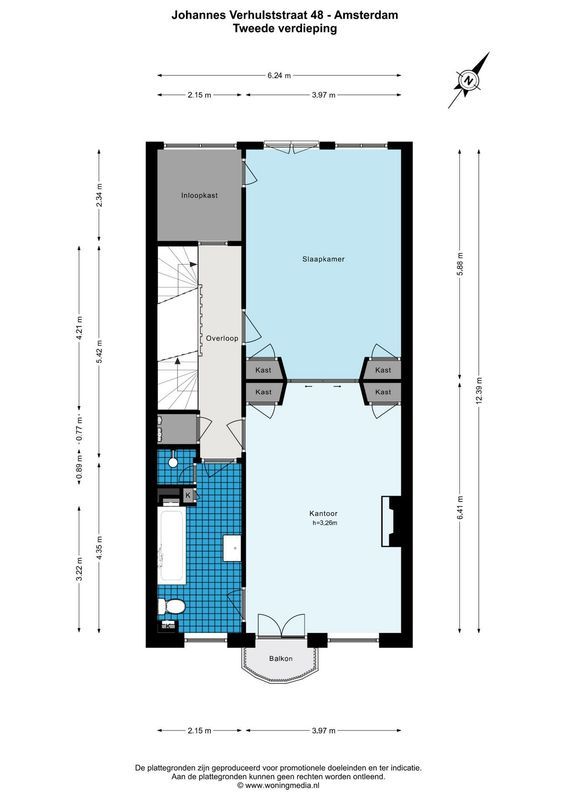Johannes Verhulststraat 48 Floorplan Blur 3
