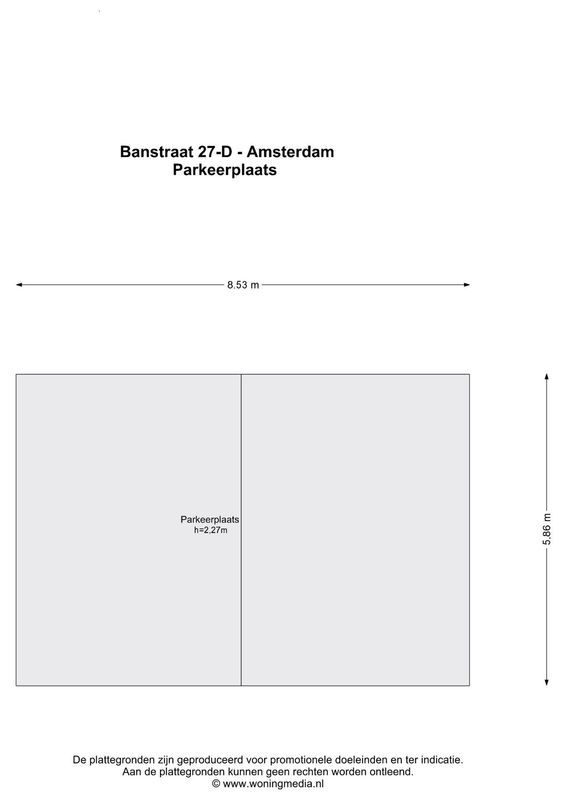 Banstraat 27-D Floorplan Blur 4